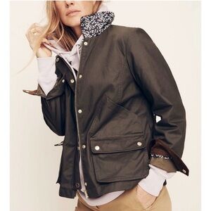 J. Crew Barn Jacket with Liberty Floral Print Sz XXS; New